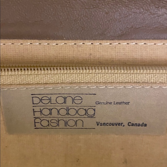 Delane • Vintage Python Leather Envelope Clutch • Handcrafted in Canada - Picture 7 of 14